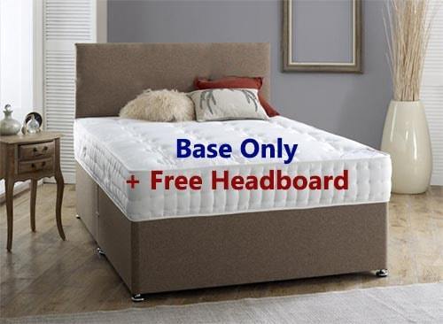 Economy Divan Base + FREE Headboard-Beds/Mattresses-Coast Road Furniture | Deeside