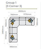 Alstons Memphis Corner Sofa Range - Sofas- Coast Road Furniture | Flintshire
