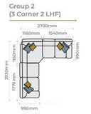 Alstons Memphis Corner Sofa Range - Sofas- Coast Road Furniture | Flintshire