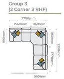 Alstons Memphis Corner Sofa Range - Sofas- Coast Road Furniture | Flintshire
