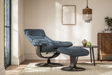 Bravo Swivel Recliner and Foot Stool