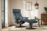 Bravo Swivel Recliner and Foot Stool