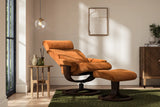 Couch & Co - Wing Swivel Recliner & Stool