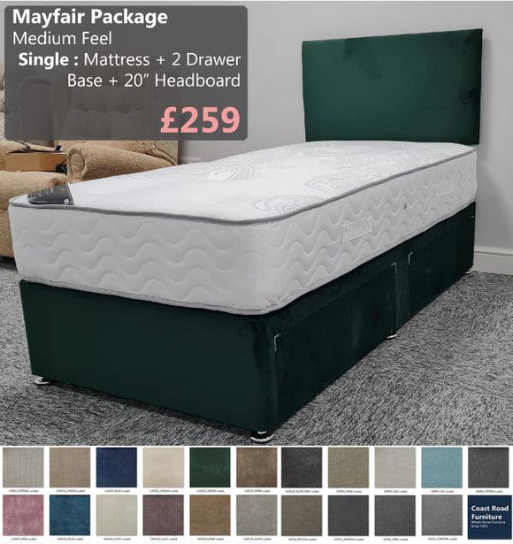 Mayfair | Package Bed - Mattresses- Coast Road Furniture | Flintshire