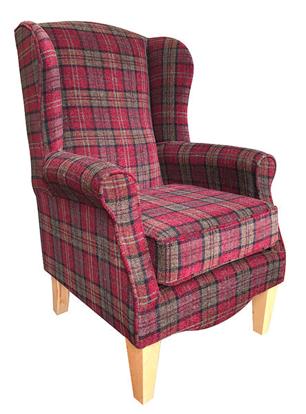 Regency Tartan Chair - - Coast Road Furniture | Flintshire