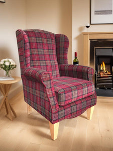 Regency Tartan Chair - - Coast Road Furniture | Flintshire