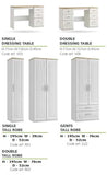 The Portofino Collection - Bedroom- Coast Road Furniture | Flintshire