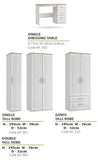The Portofino Collection - Bedroom- Coast Road Furniture | Flintshire