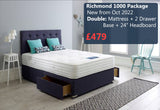 Richmond 1000 Package Bed - Beds & Bed Frames- Coast Road Furniture | Flintshire