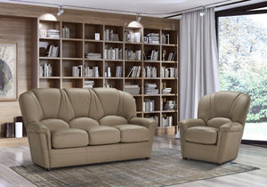 Siena Compact Leather Suite - Sofas- Coast Road Furniture | Flintshire