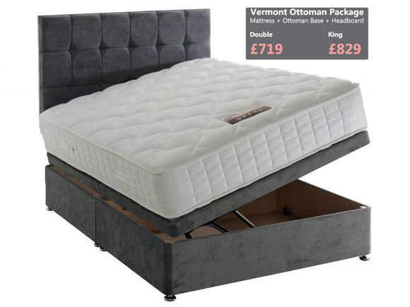 Vermont luxury pocket 1000 | Ottoman special - Beds/Mattresses- Coast Road Furniture | Flintshire